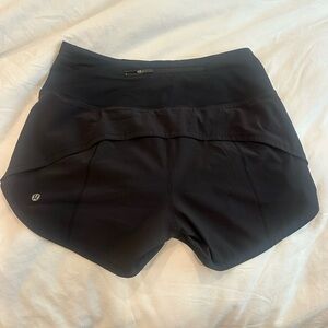 lululemon athletica Women's Sleek Black Athletic Shorts